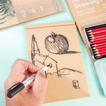 Mont Marte drawing paper angled perspective display
