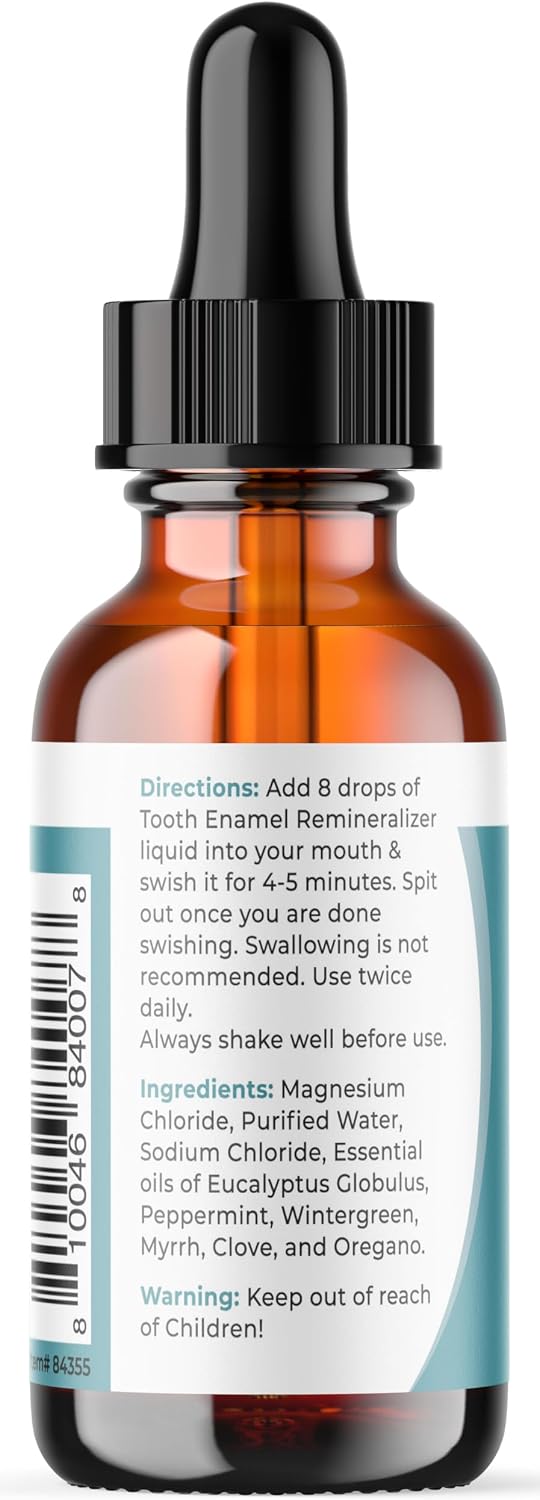 Viva Doria remineralizing liquid displayed for daily dental hygiene routine