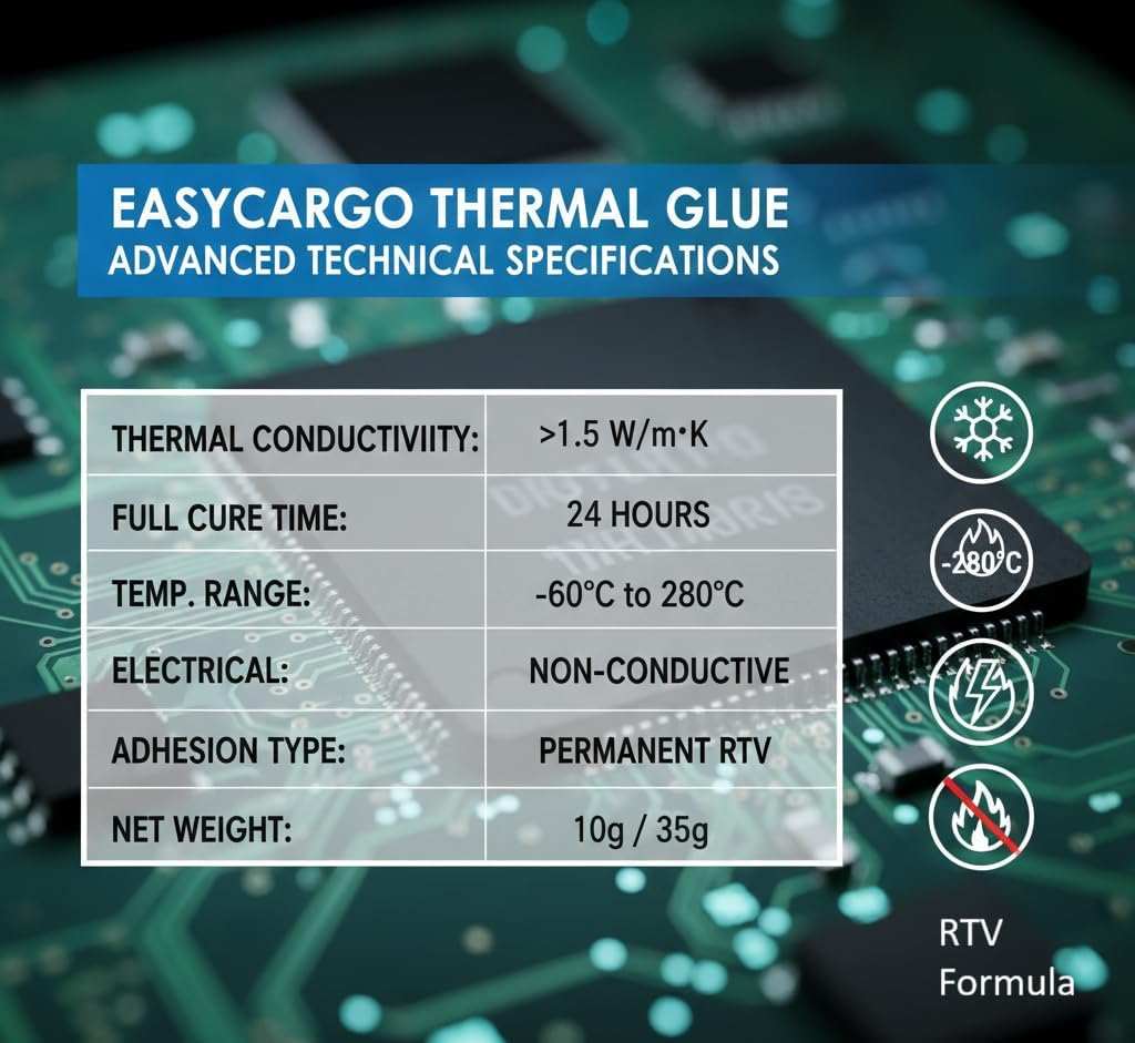 Easycargo thermal paste application demonstration