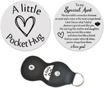 ShiQiao Spl pocket hug token aunt keychain front view