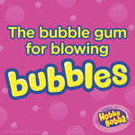 Six feet of classic pink bubble gum tape pulled out from dispenser