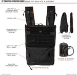 5.11 tactical water carrier mounted on plate carrier setup