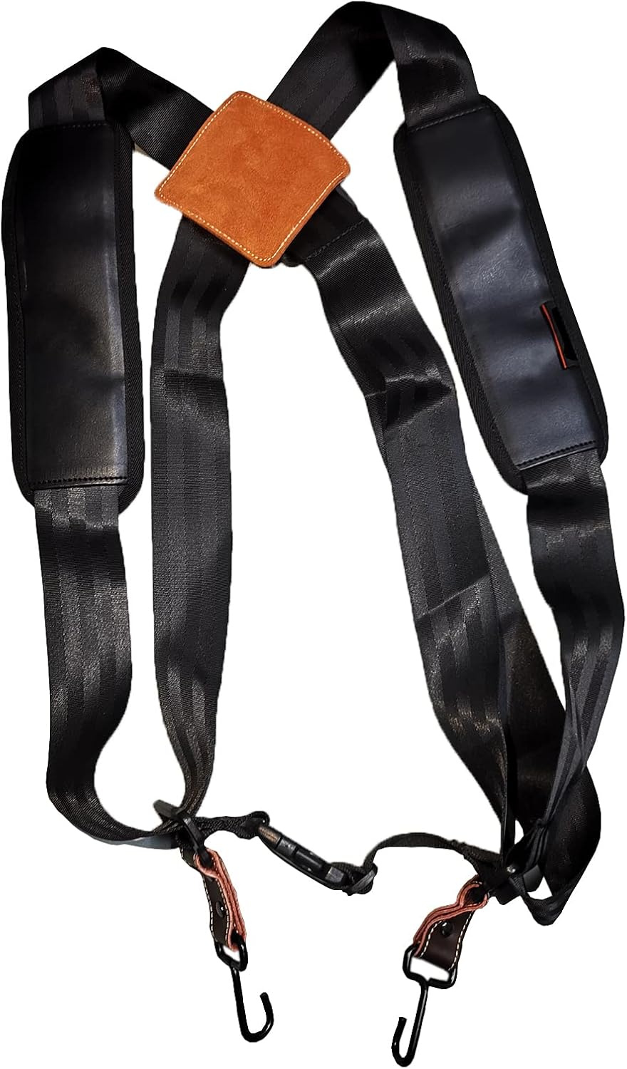 ALSDJUO adjustable black hand drum sling belt close up padding