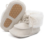Infant Unisex Warm Fur Lining Soft Boots Baby Winter Ankle Non-Slip Rubber Texture Sole Toddler Winter Snow Crib Shoes - Image 9