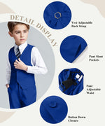 Visaccy kids tuxedo jacket and vest detail