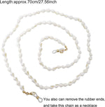 Honbay shell glasses strap displayed flat