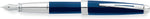 Cross Aventura Starry Blue Fountain Pen with Medium Nib (AT0156-2MS) - Image 1