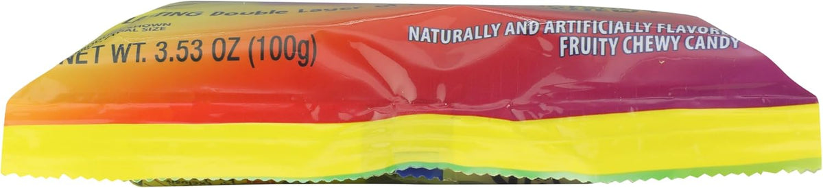 Back of package nutritional facts and ingredients for Morinaga Hi-Chew candy bag
