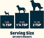 High protein dog treat topper for large and small breeds