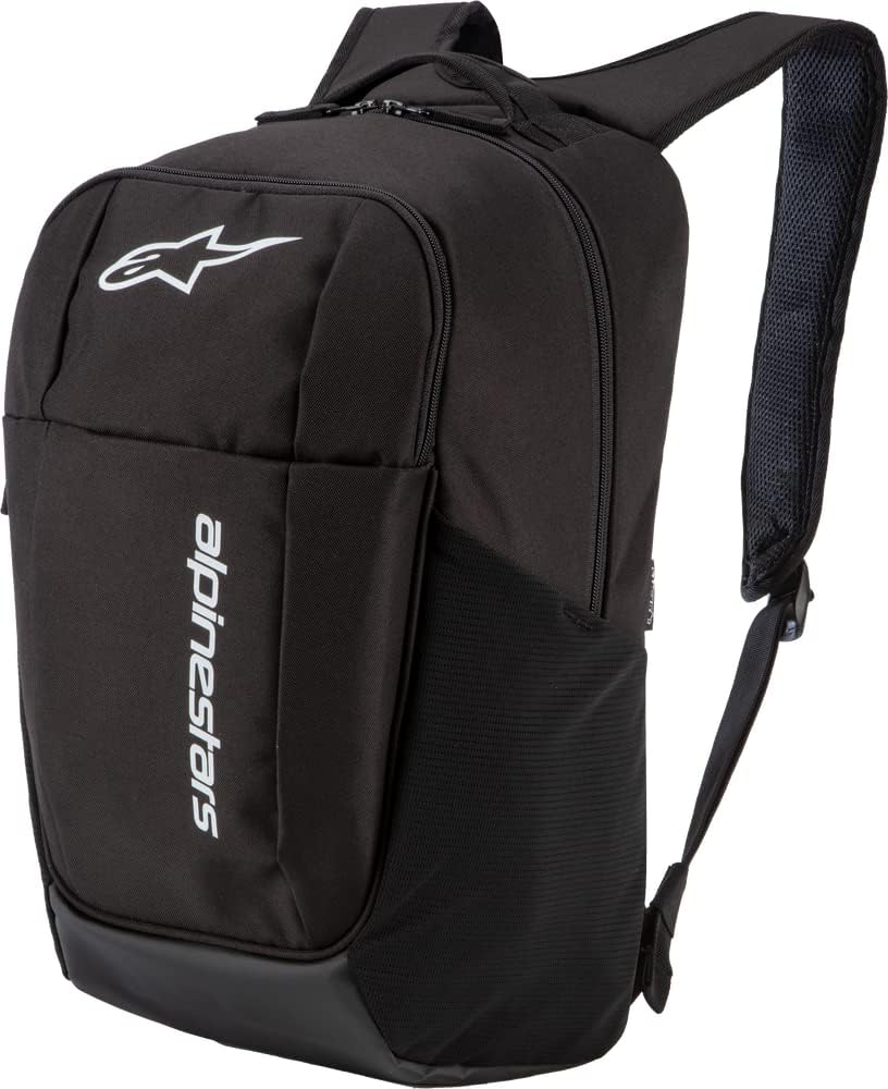 Alpinestars Gfx V2 Backpack black front view motorsport style laptop bag