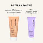 Non greasy broad spectrum sun protection lotion for daily skincare routine
