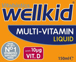 Vitabiotics children supplement showing nutritional facts panel and vegetarian certification mark
