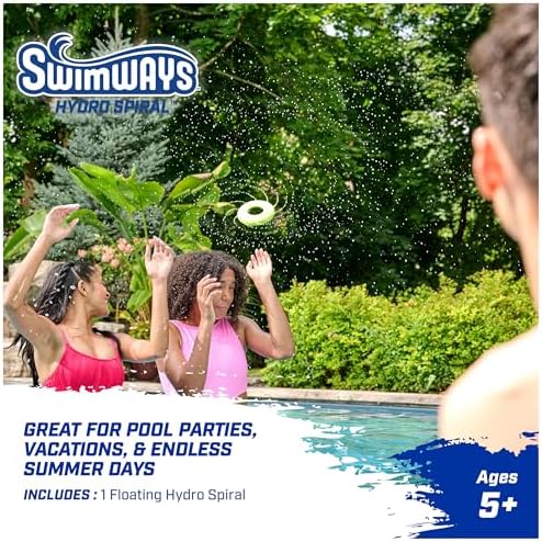 Child throwing SwimWays Hydro Spiral in a swimming pool