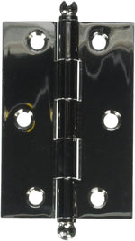 Deltana solid brass hinge barrel and knuckle close up
