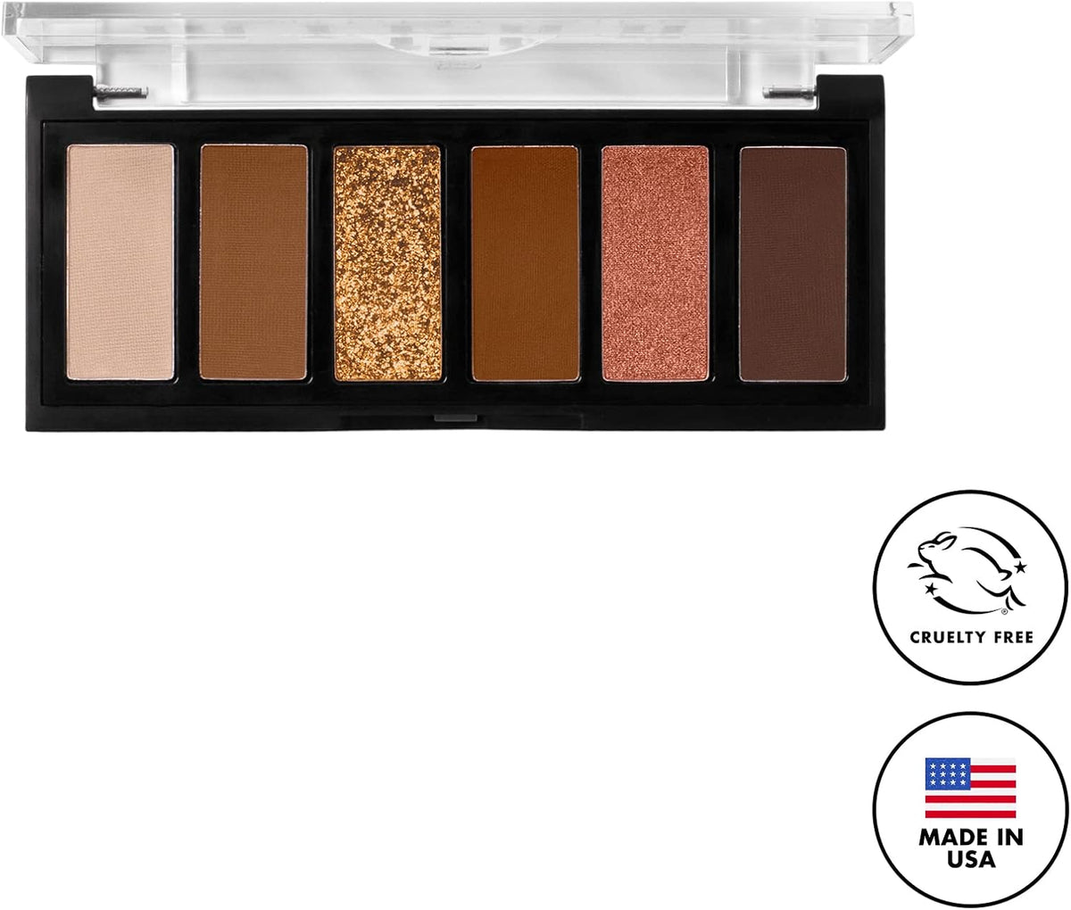Milani Gilded Mini Eyeshadow Palette with 6 Matte & Shimmer Hues - Champagne Problems - Image 10