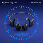ROPASOMIC open ear headphones side angle showing wraparound band