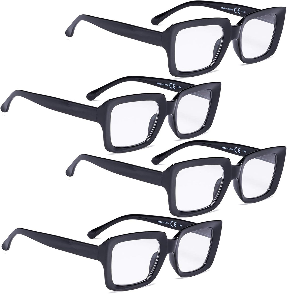 LUR ladies reading glasses resting on a flat surface