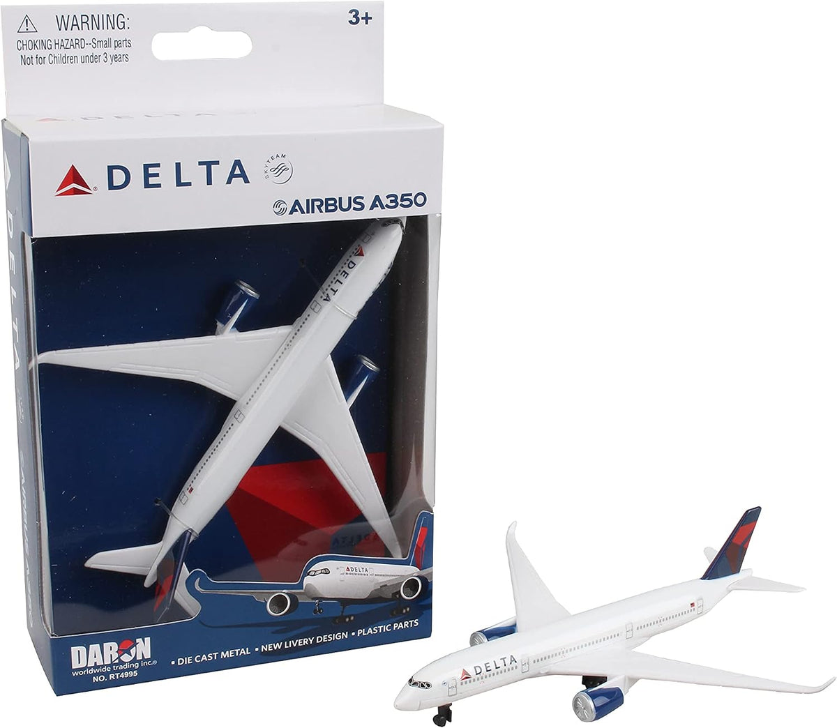 Daron United Single Plane Die-cast Toy Model Airplane - Image 8