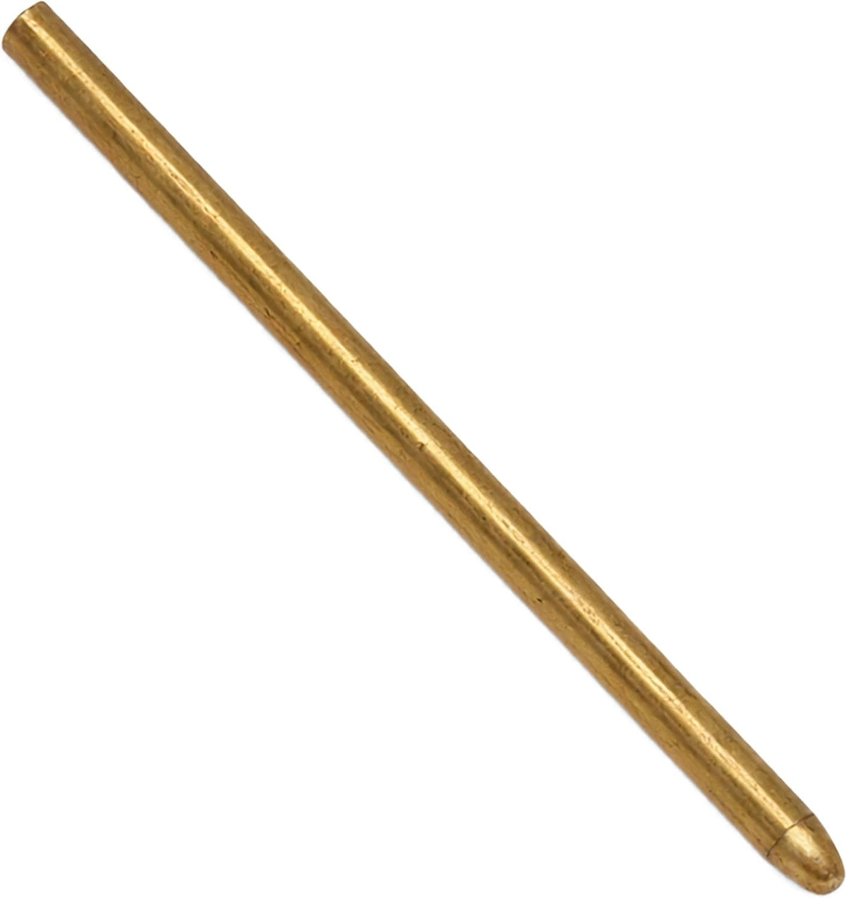 Tandy Leather Perma-Lok needle front view showing solid brass body