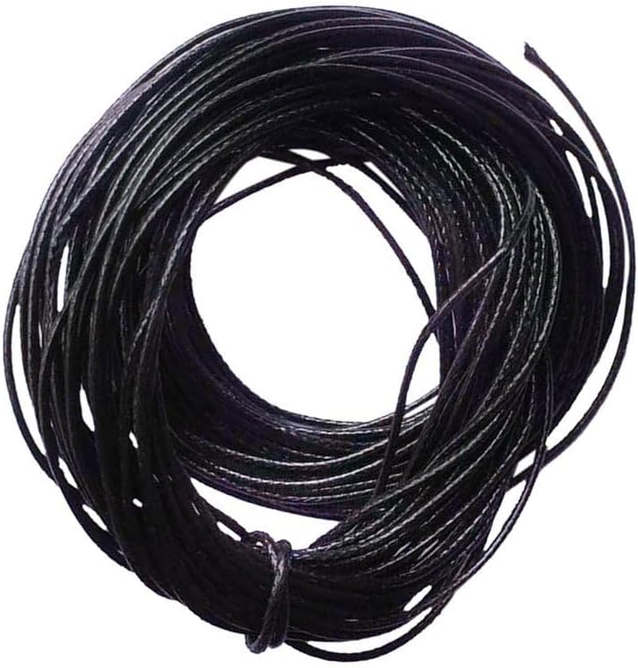 Black nazar dhaga shown in coil format