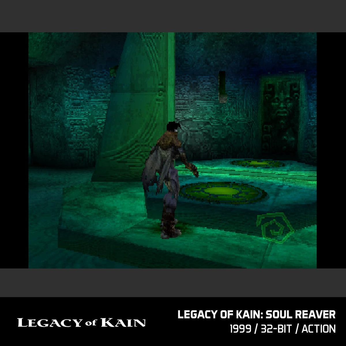 Legacy Of Kain Evercade physical game cartridge for handheld retro consoles