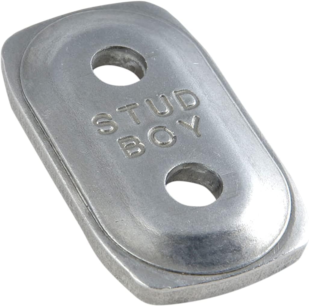 Stud Boy Power Plate double backer plates front view premium aluminum hardware