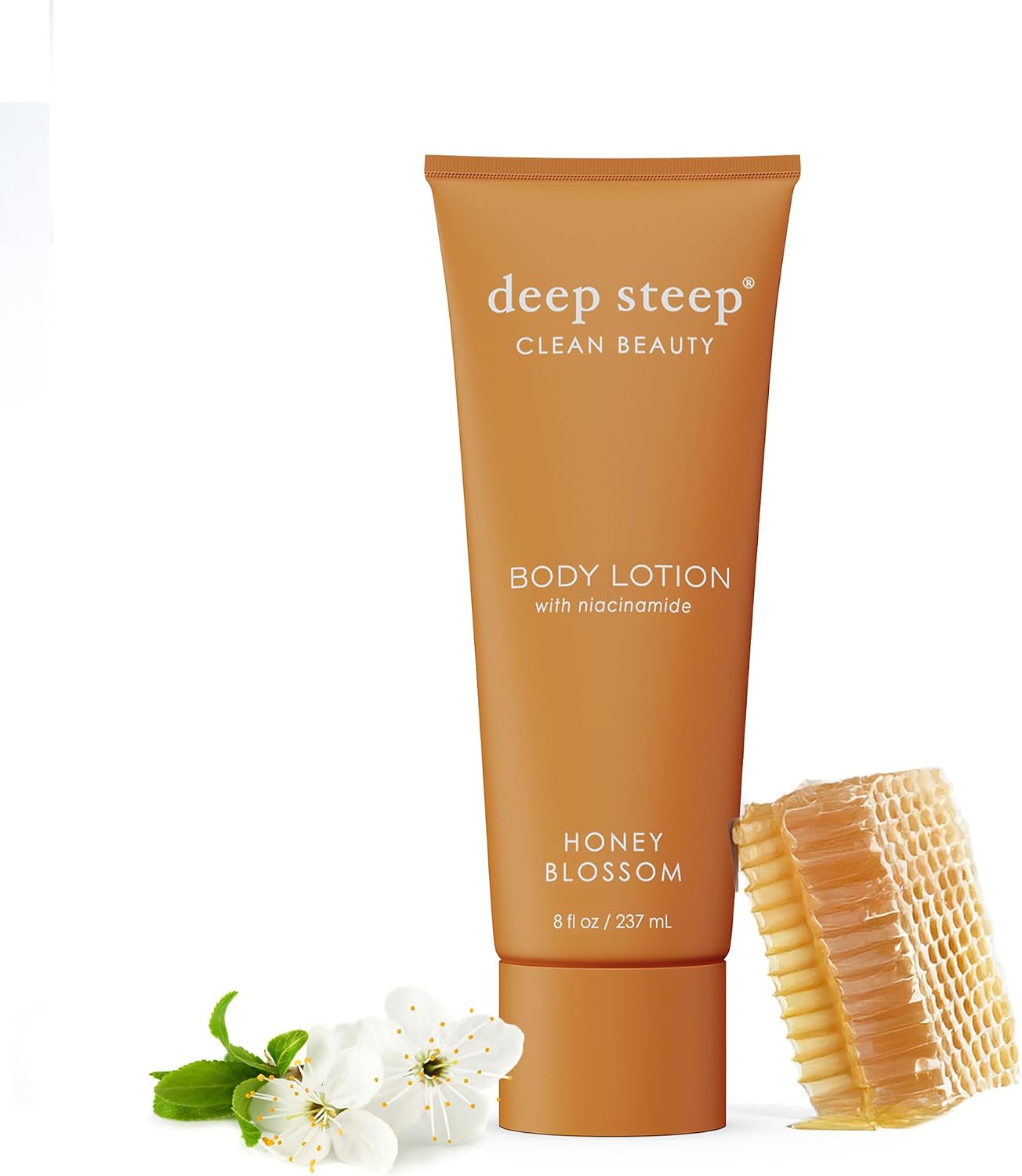 Deep Steep Honey Blossom Body Lotion front view bottle