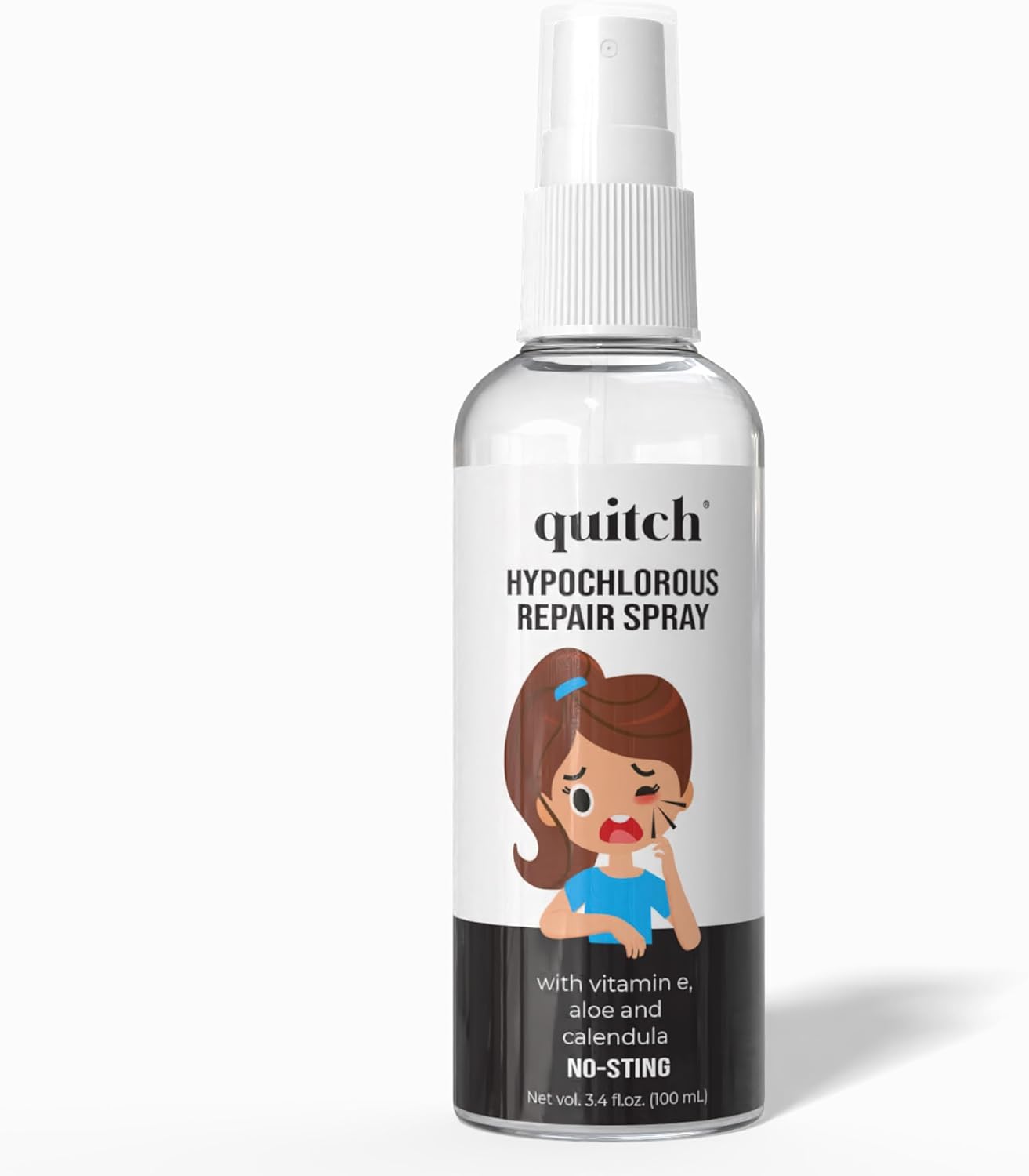 Quitch Stye Eye Treatment, Hypochlorous Acid Spray, Eye Cleansing Spray, Eyelid and Eyelash Cleanser, Lid Scrub, Eyelash Extensions Cleanser, Lash Cluster Tech Supplies Kit, Wash for Lashes - Image 1