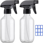 FANSTINOW 300ml plastic spray bottles with adjustable mist and stream nozzle & plastic seal for bottles