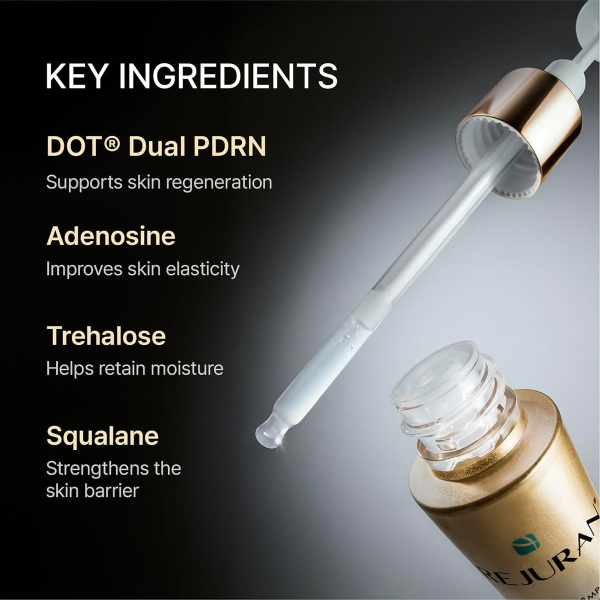 Close up of Rejuran Dual Effect Ampoule texture