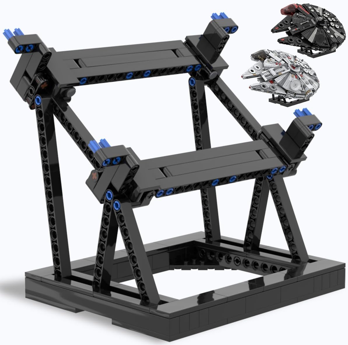 Miamiacita display stand for Lego Millennium Falcon front view