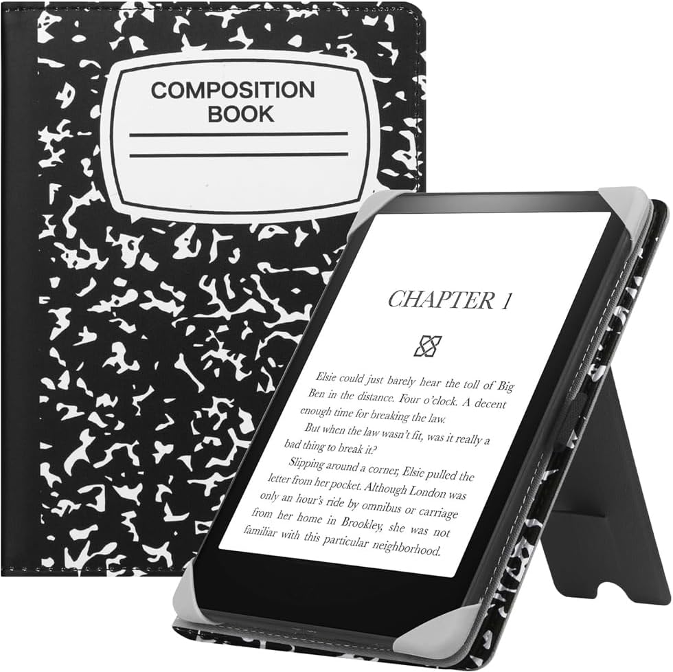 Hgwalp universal folio case for eReaders front view