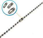 Application of number 3 ball chain connectors for ceiling fan pull chains.