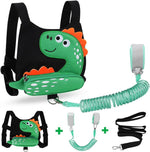 Accmor 3 in 1 toddler harness leash black front view