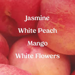 Kopari Malibu Peach fragrance mist packaging and bottle close up