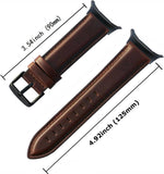 Close up of crocodile pattern texture on OTOPO leather watch band