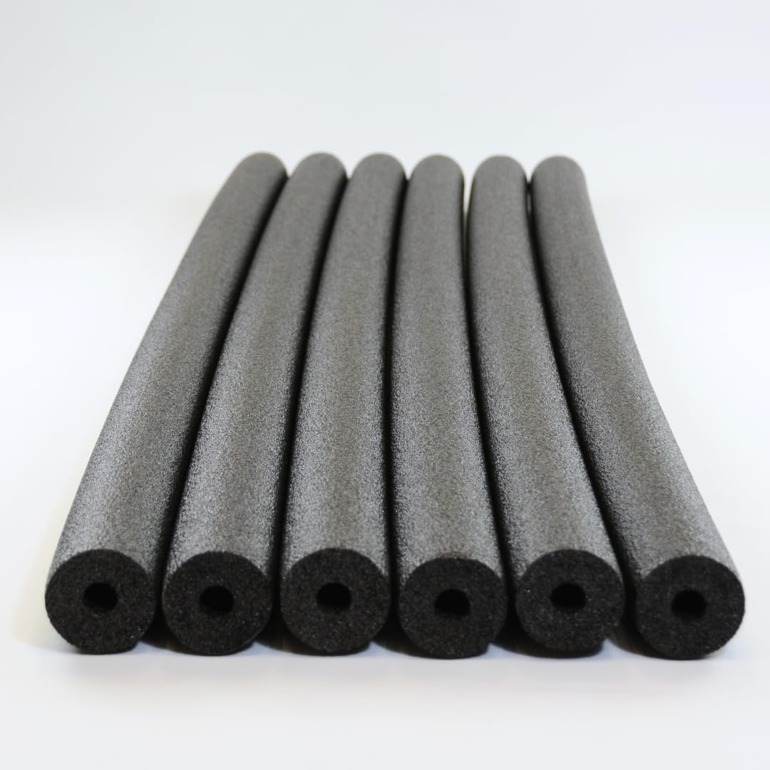 Fix Find Pool Swim Noodle front view of premium black foam swimming tubes