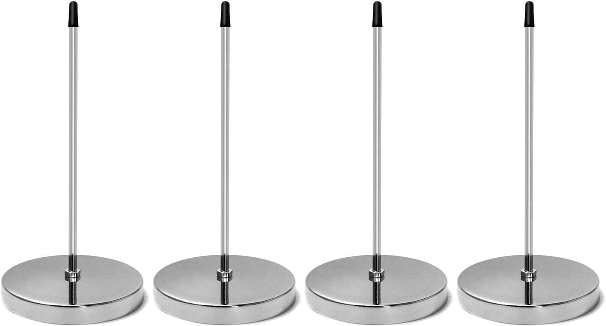 QWORK desk receipt holder front view showing the 5.5 inch silver spike stick