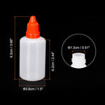 Patikil 10 pack squeezable dropper bottles arrangement