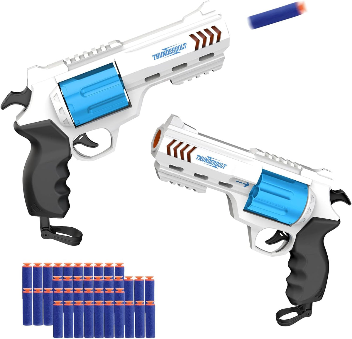 Whatstem 2 pack foam dart blaster set front view