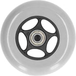 Jerys replacement caster wheel showing durable tread pattern and rubber texture