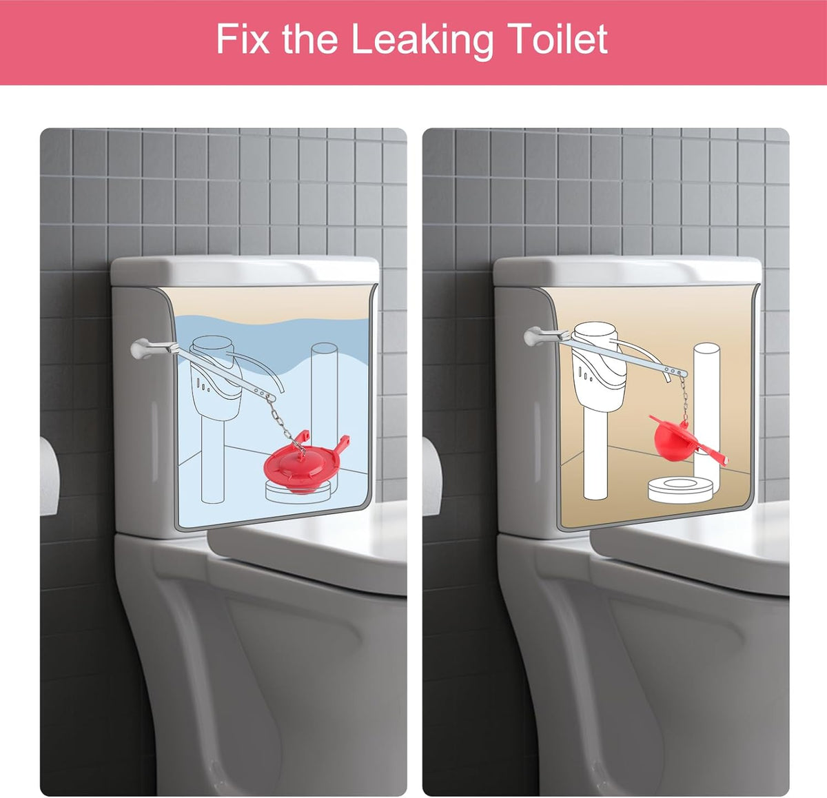Hibbent 3-inch toilet repair part packaging