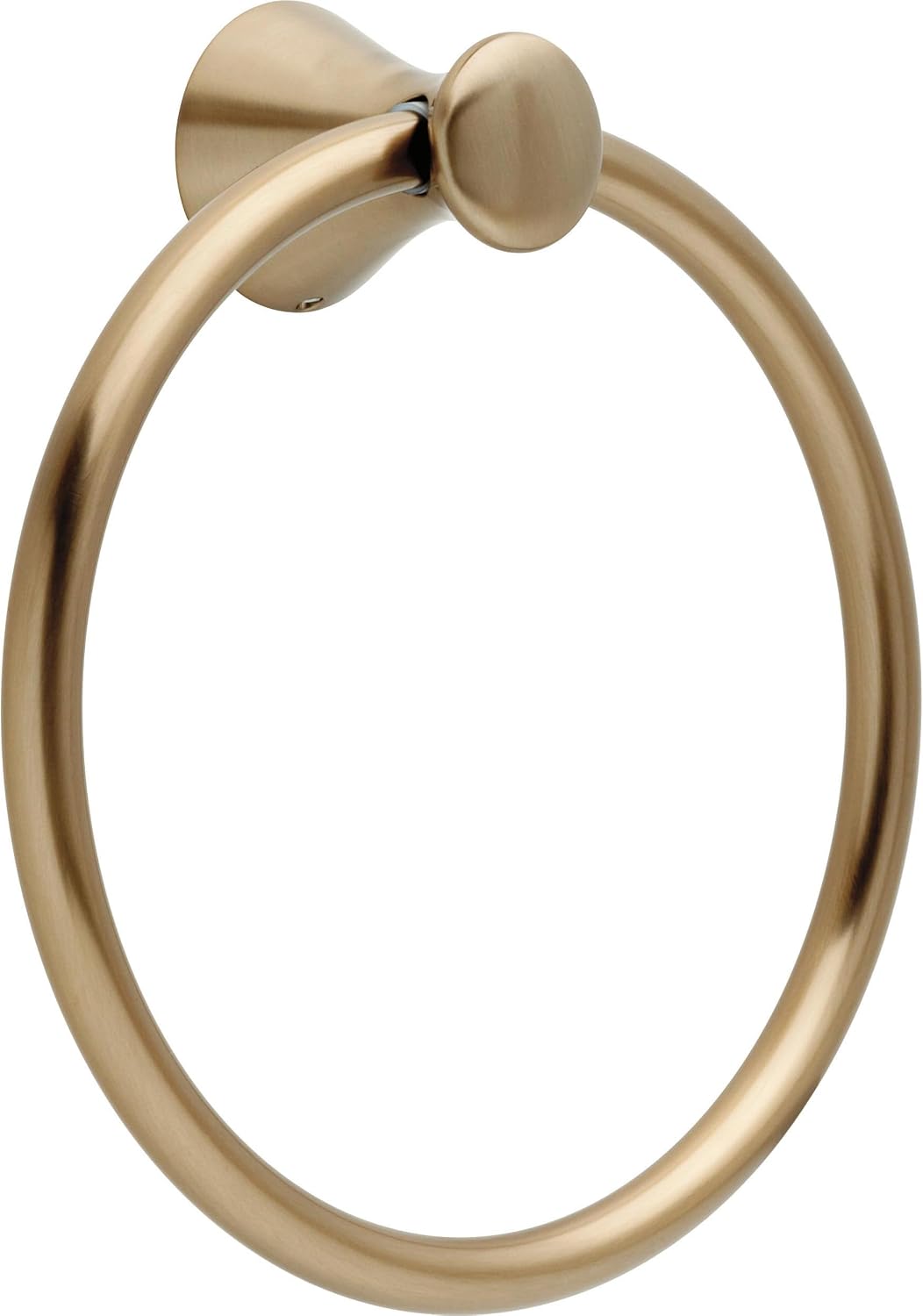 Delta Lahara Champagne Bronze Hand Towel Holder front view luxury bathroom accessory