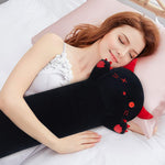 Miaohaha long plush demon toy side angle hugging pillow