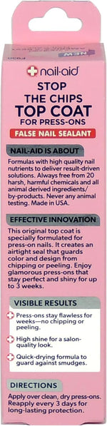 Nail-Aid anti-chip nail sealant packaging and brush detail