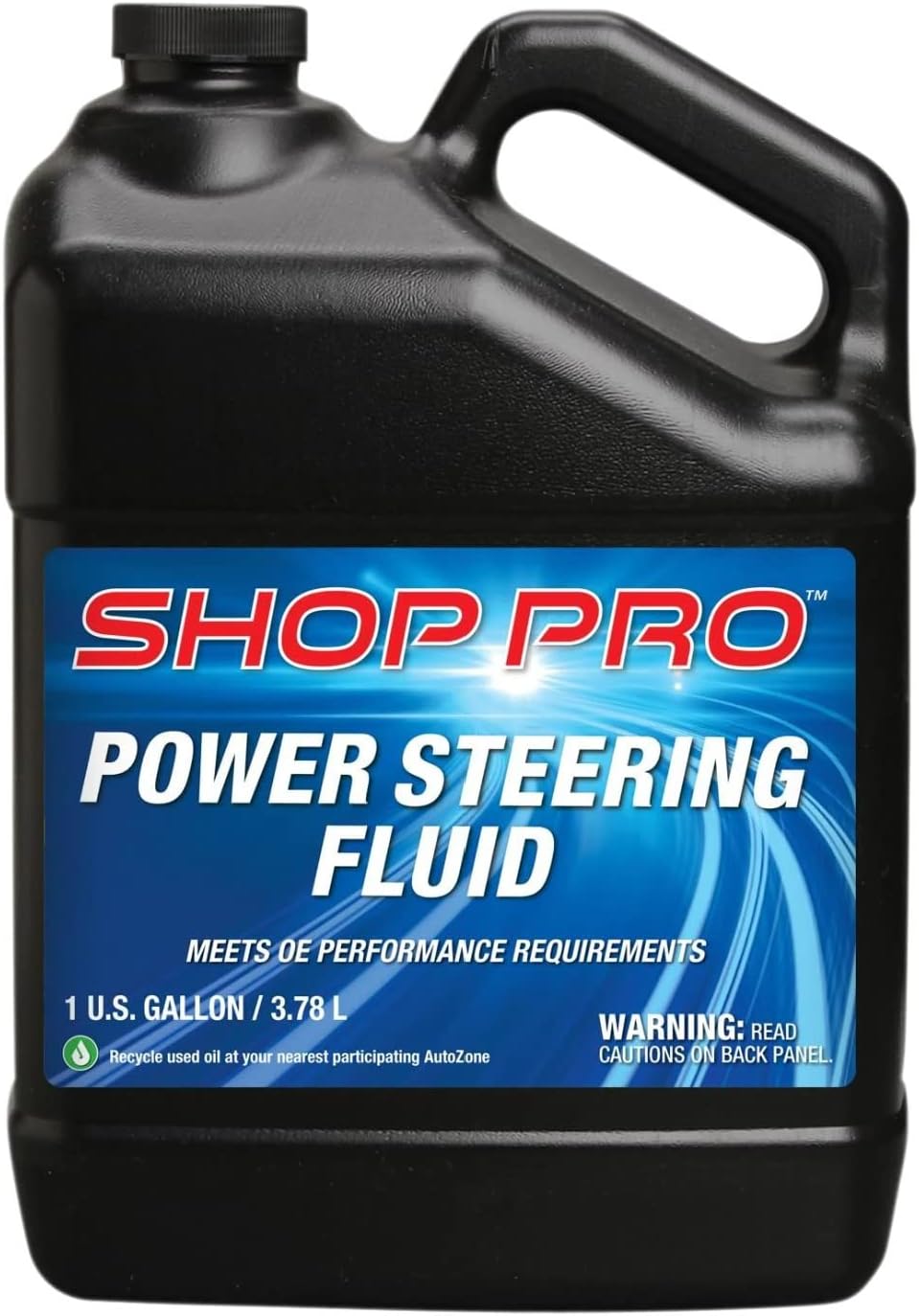 AutoZone Power Steering Fluid one gallon bottle front view premium imported automotive fluid