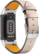 Compatible with Fitbit Charge 6/Charge 5 Bands for Women Men, Genuine Leather Adjustable Sports Strap Replacement Wristband for Charge 6/Charge 5 Tracker Small Large, women men - Image 9
