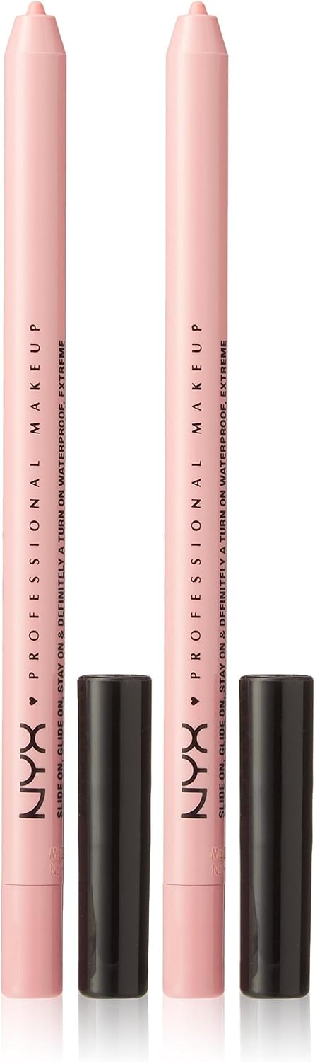 NYX cosmetic slide on lip pencil texture swatch