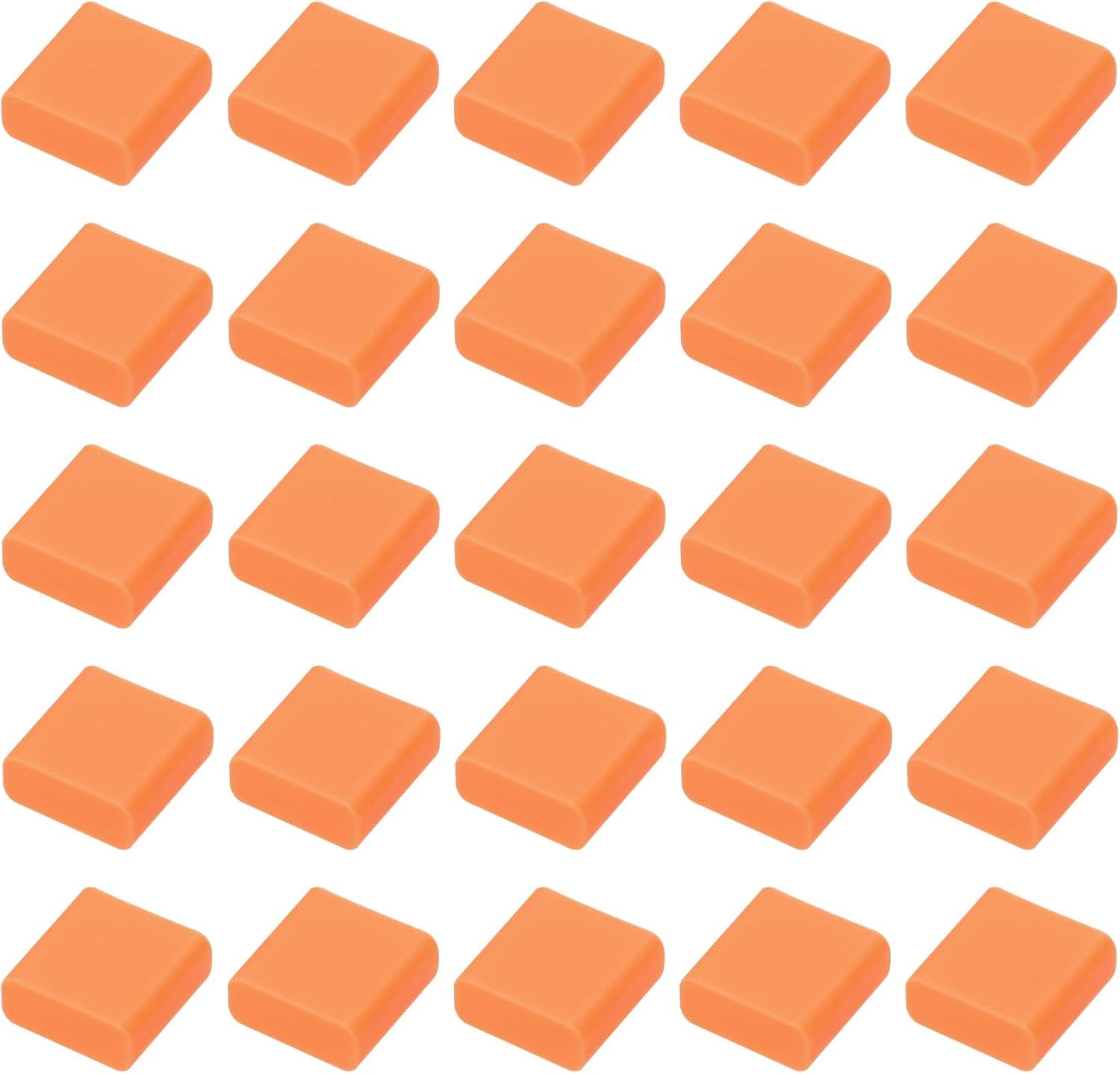 Uxcell 40 Pieces USB Male Port Silicone Protectors in Orange
