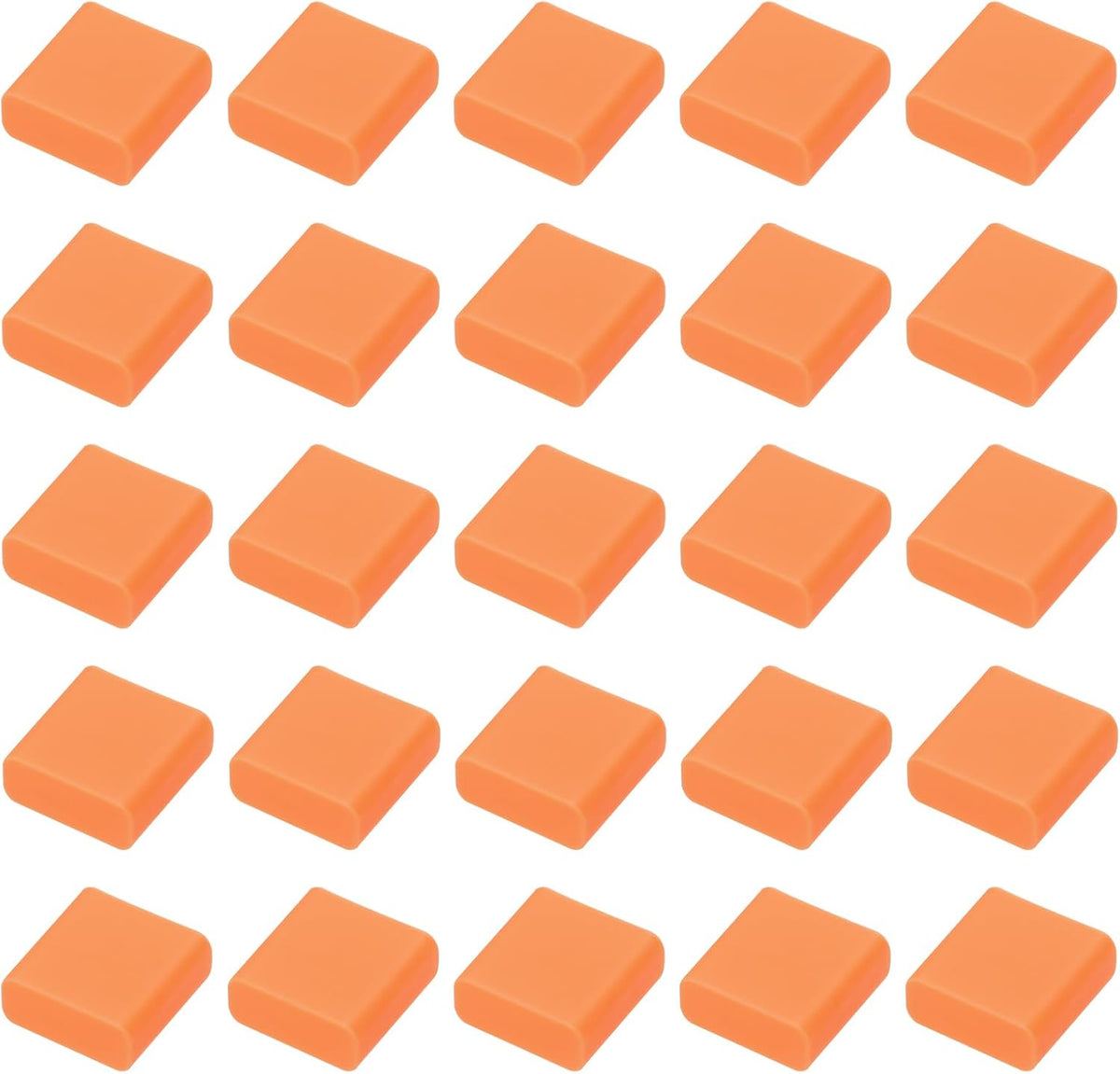 Uxcell 40 Pieces USB Male Port Silicone Protectors in Orange